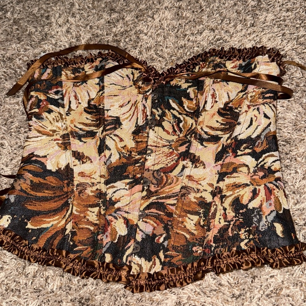 Brown Corset Top